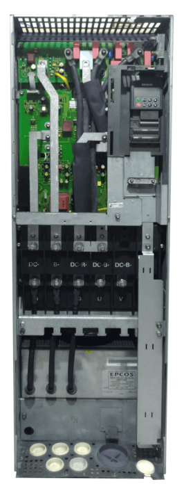 Manutenção de inversor de frequência Siemens